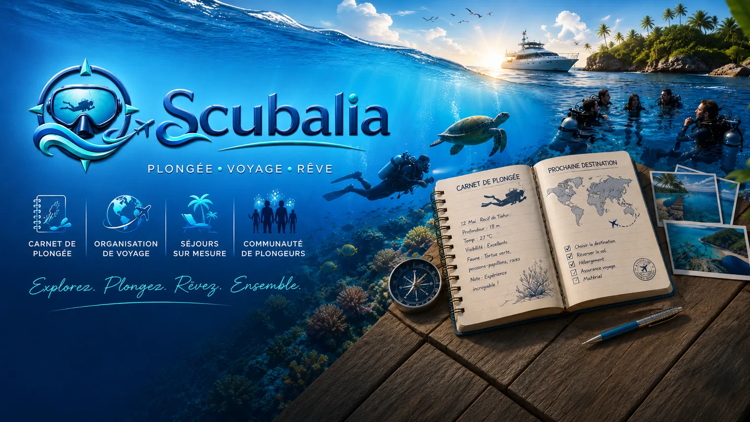 Scubalia — conseil en voyages de plongée