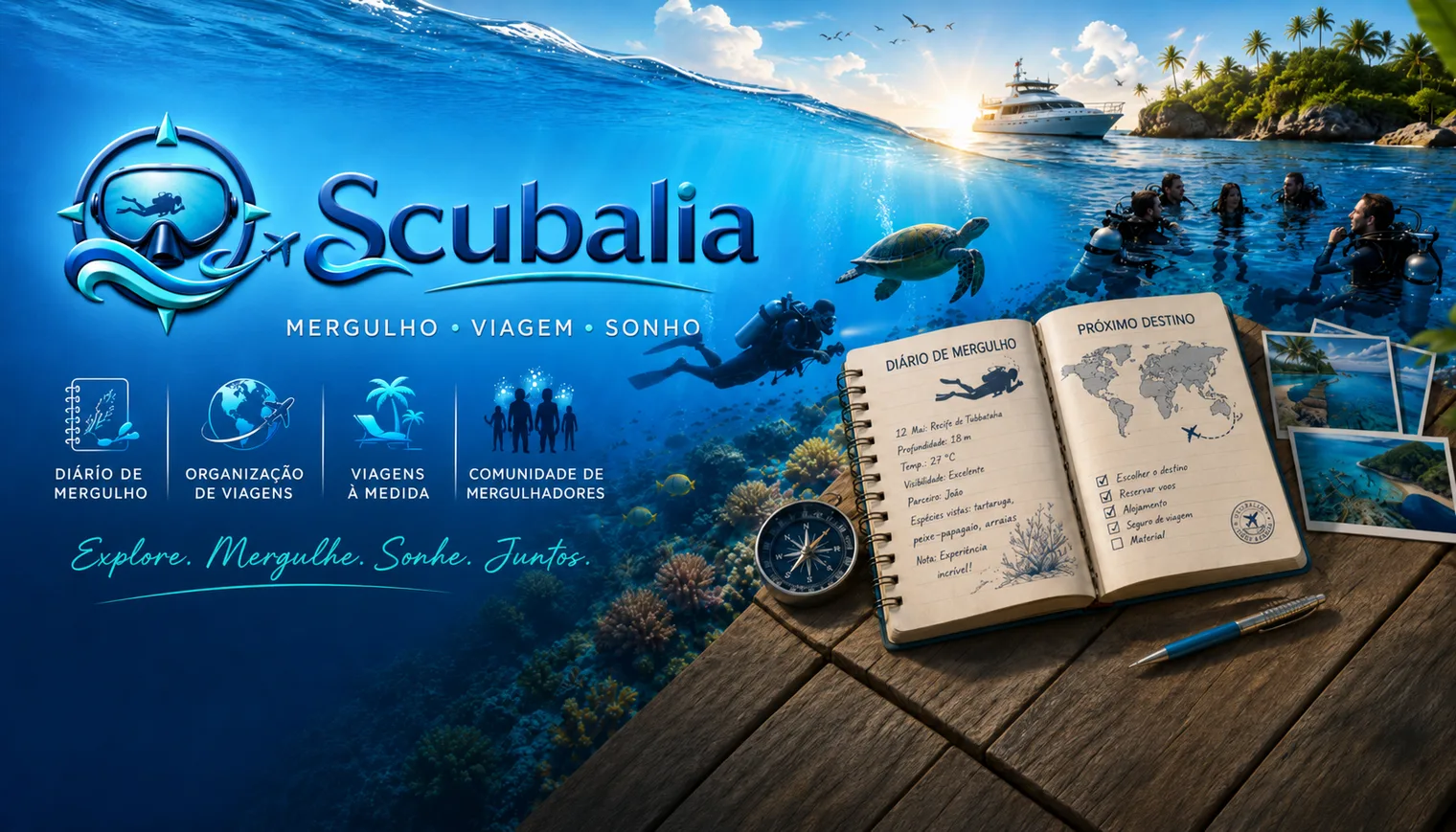 Scubalia — consultoria em viagens de mergulho
